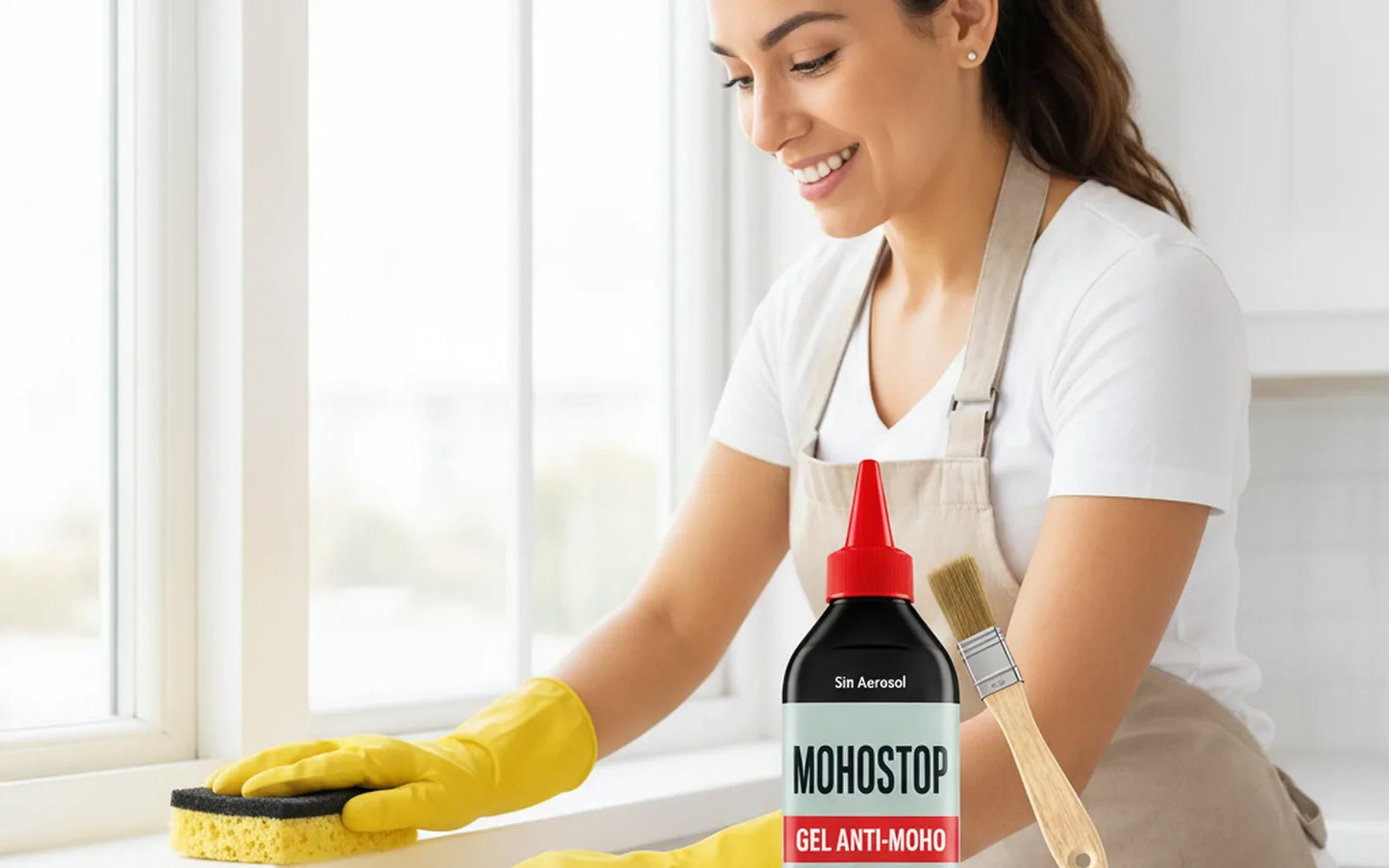 MohoStop Gel Anti-Moho 🧽 Adiós Manchas Negras Para Siempre