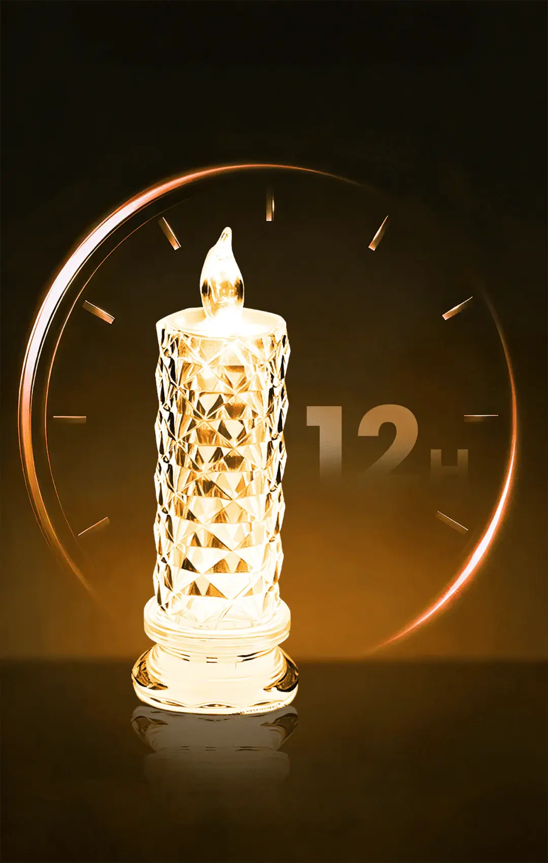 Velas con Efecto Llama Realista