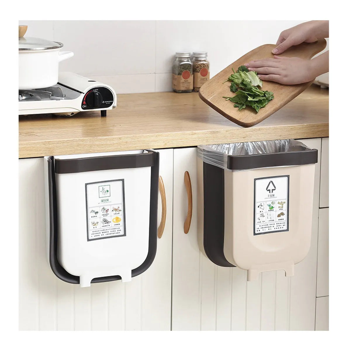 El basurero inteligente que ahorra espacio y mantiene tu cocina impecable