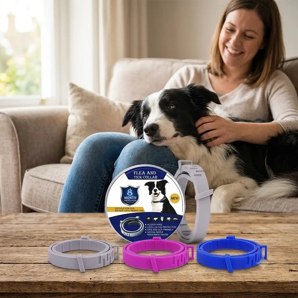 Collar Antipulgas y Garrapatas para Perros y Gatos