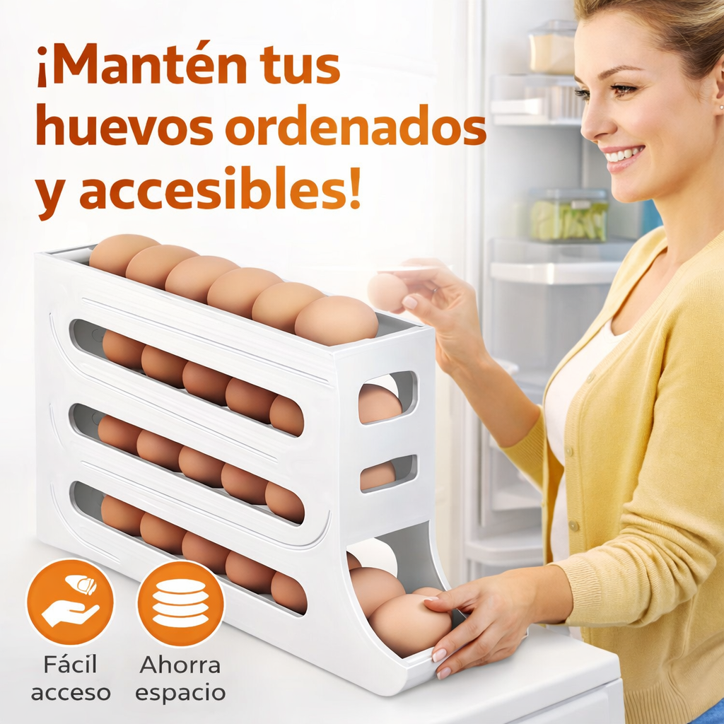 🥚 Despídete de los huevos rotos y del desorden en tu refrigerador