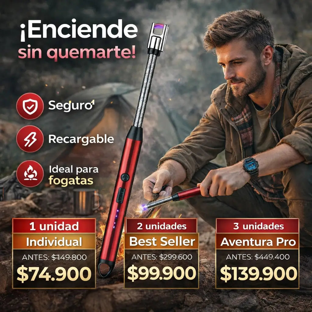 Encendedor electrico: Domina el fuego en cualquier condición