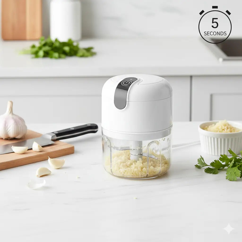 Pica, Tritura y Cocina Más Rápido con un Solo Botón