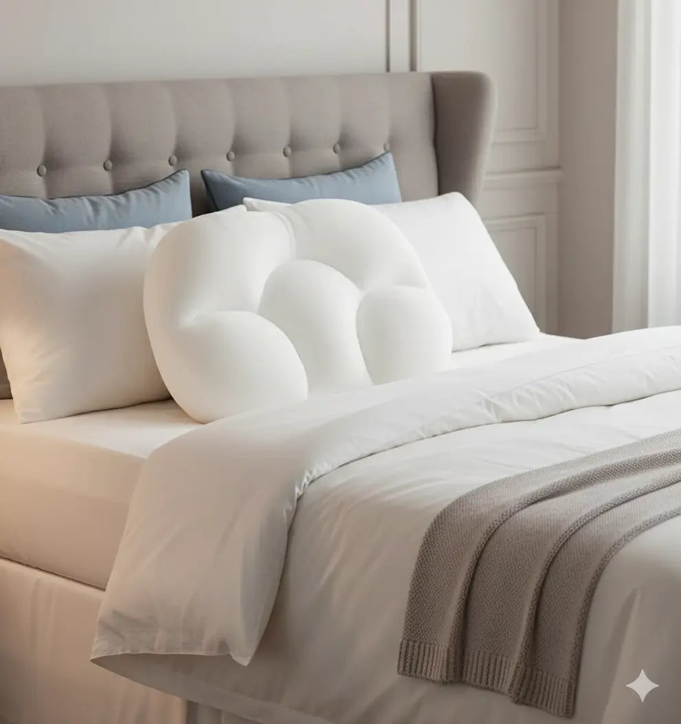 La almohada ergonómica que abraza tu cabeza y cuello toda la noche