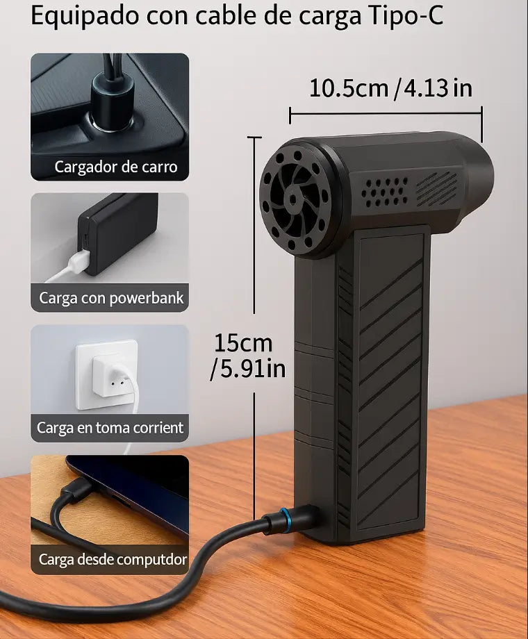Air Duster Pro: La potencia industrial que cabe en tu bolsillo.