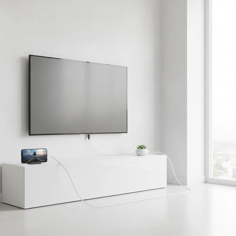 🎮 Cable USB-C a HDMI 4K — Tu Celular y Switch en el TV