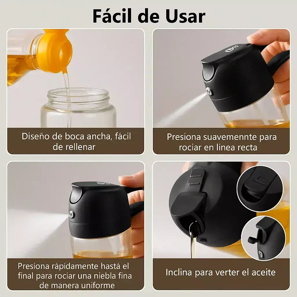 Dispensador de aceite 2 en 1 premium® 600ML
