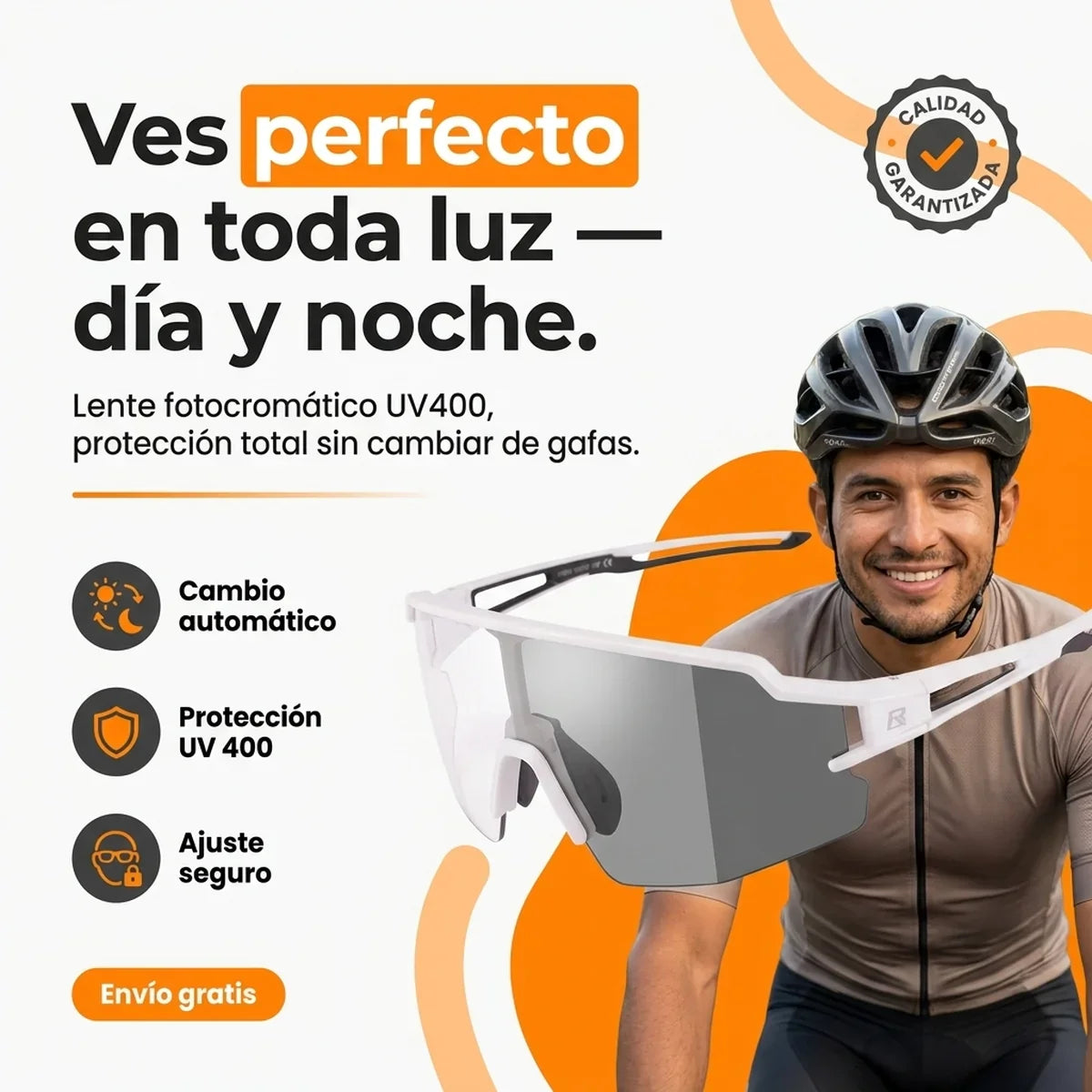 Gafas Fotocromáticas Rockbros para Ciclismo con UV 400 - 1-hero