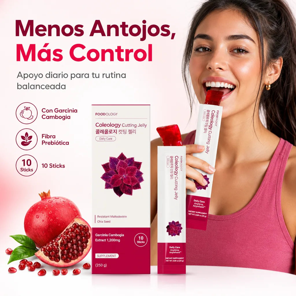 FOODOLOGY Coleology Cutting Jelly 🍇 Fibra y Control de Antojos
