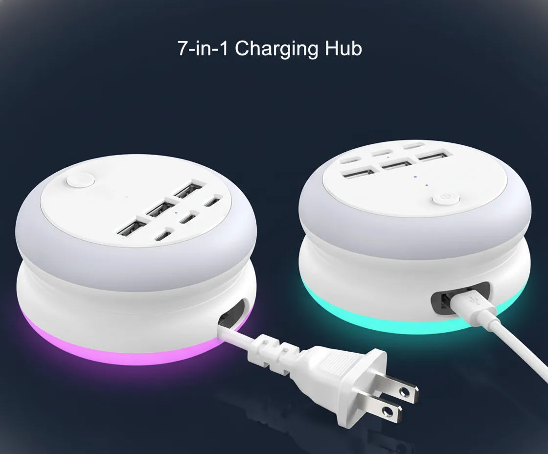 LuminaDock hub de carga 7 en 1 hero
