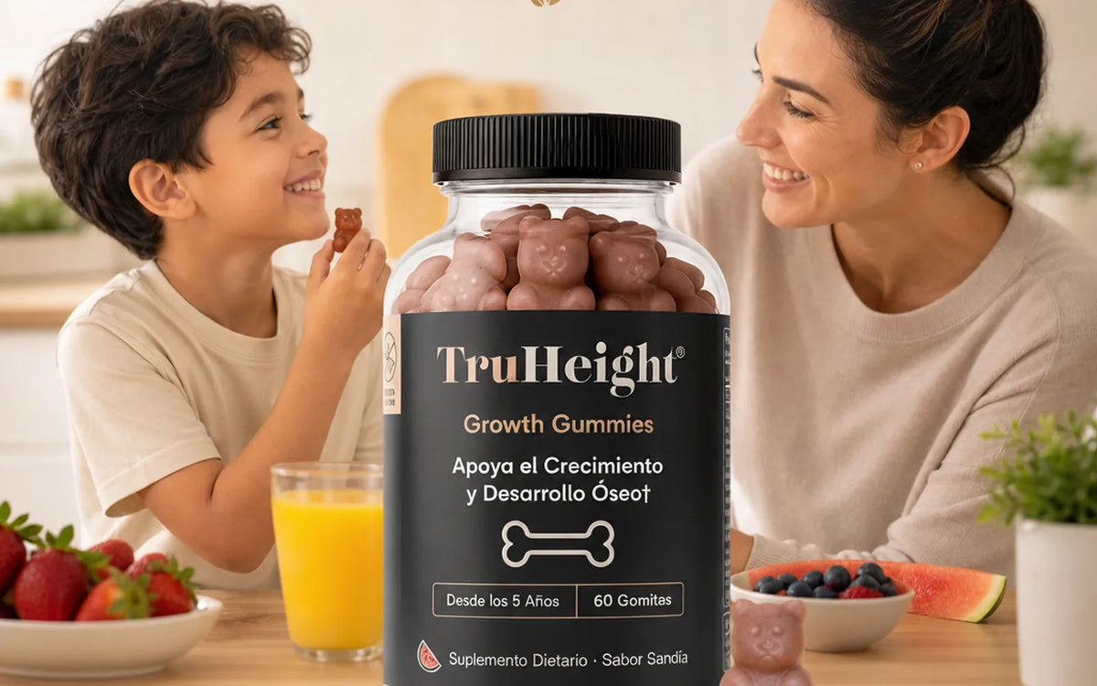TruHeight Growth Gummies 🦴 Calcio y Vitamina D para Crecer Sanos