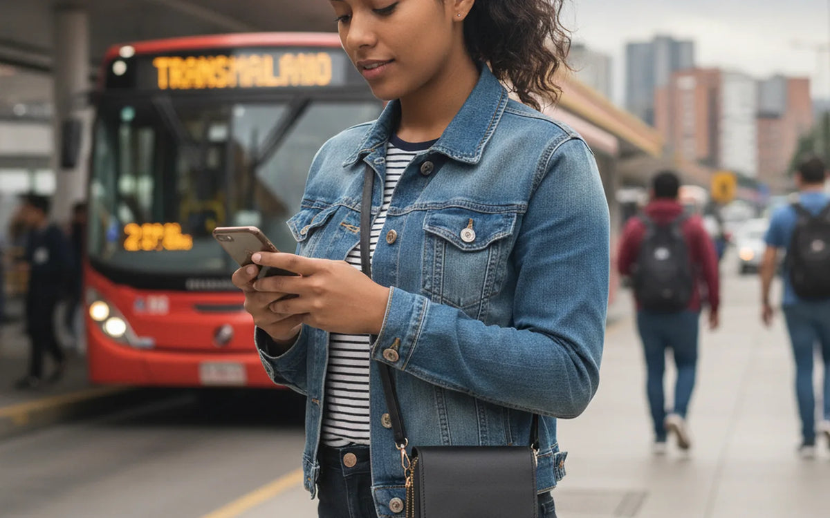 ENDAYCON Bolso Cruzado con Ventana Táctil 📱 para tu Celular