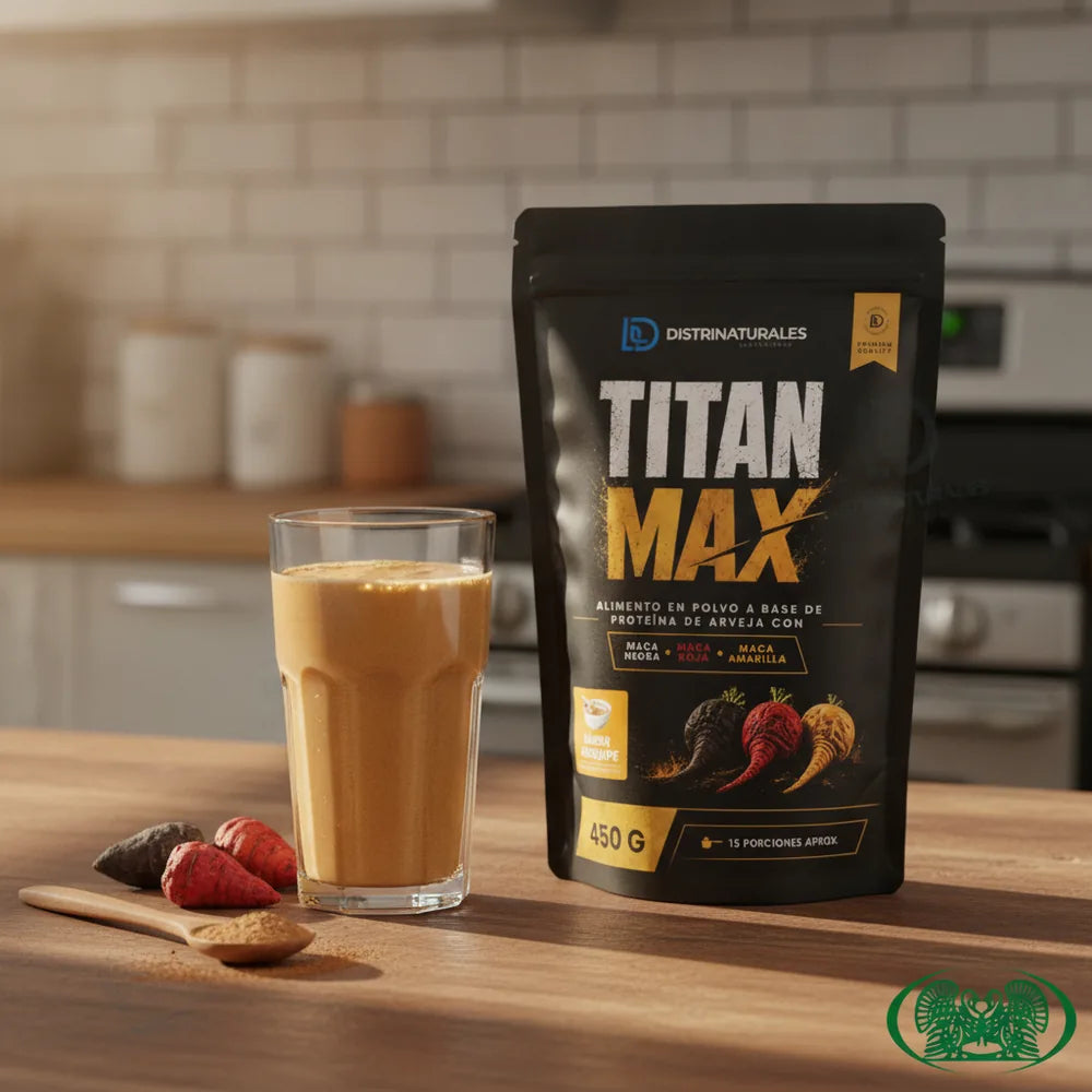 Titan Max 🔥 Maca Negra, Roja y Amarilla para tu Vigor Masculino