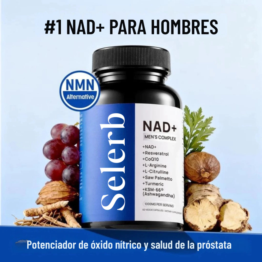 Nad+ Selerb Apoya tu vitalidad masculina y siéntete activo durante todo el día