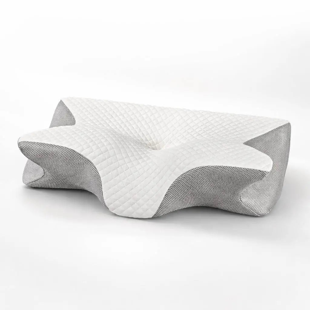 Almohada Cervical Pro: La ingeniería del sueño diseñada para corregir tu postura cada noche.