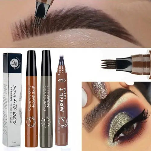 Lapiz De Cejas: Dile adiós a las cejas vacías y sin forma con nuestro lápiz de efecto pelo a pelo.
