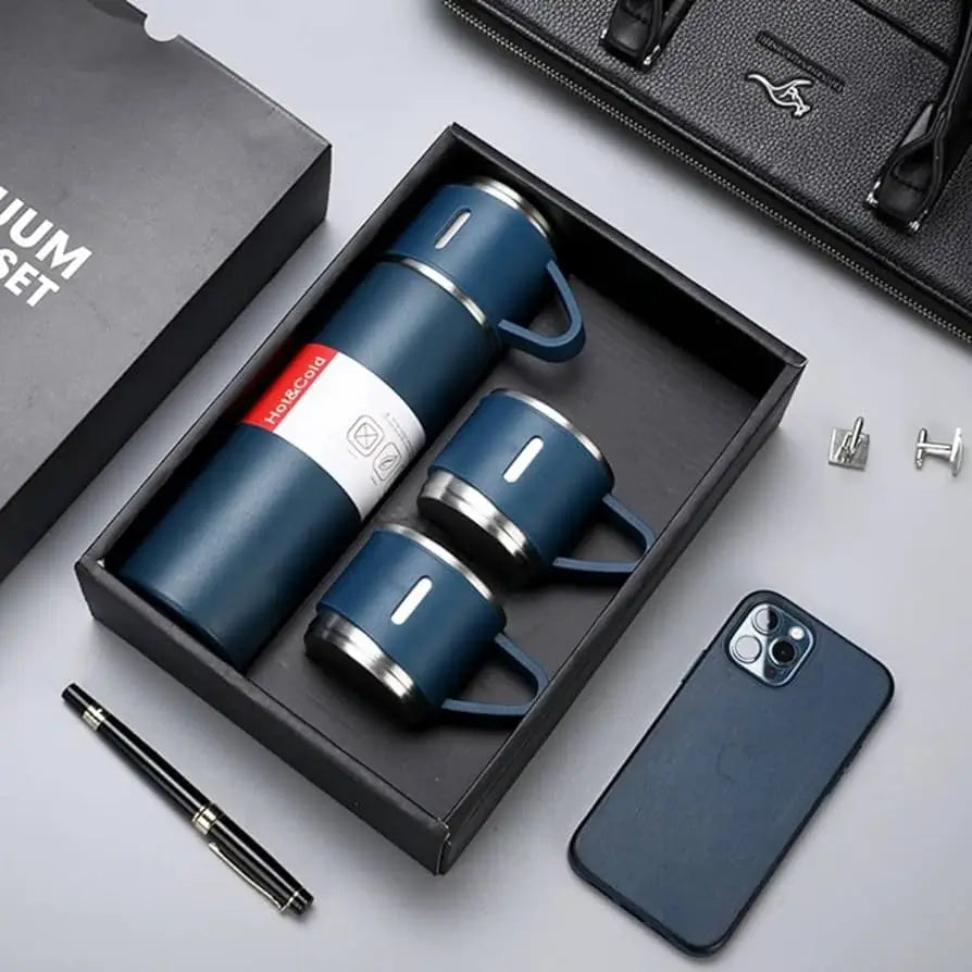☕❄️ Set de Termo y Taza Premium de Acero Inoxidable