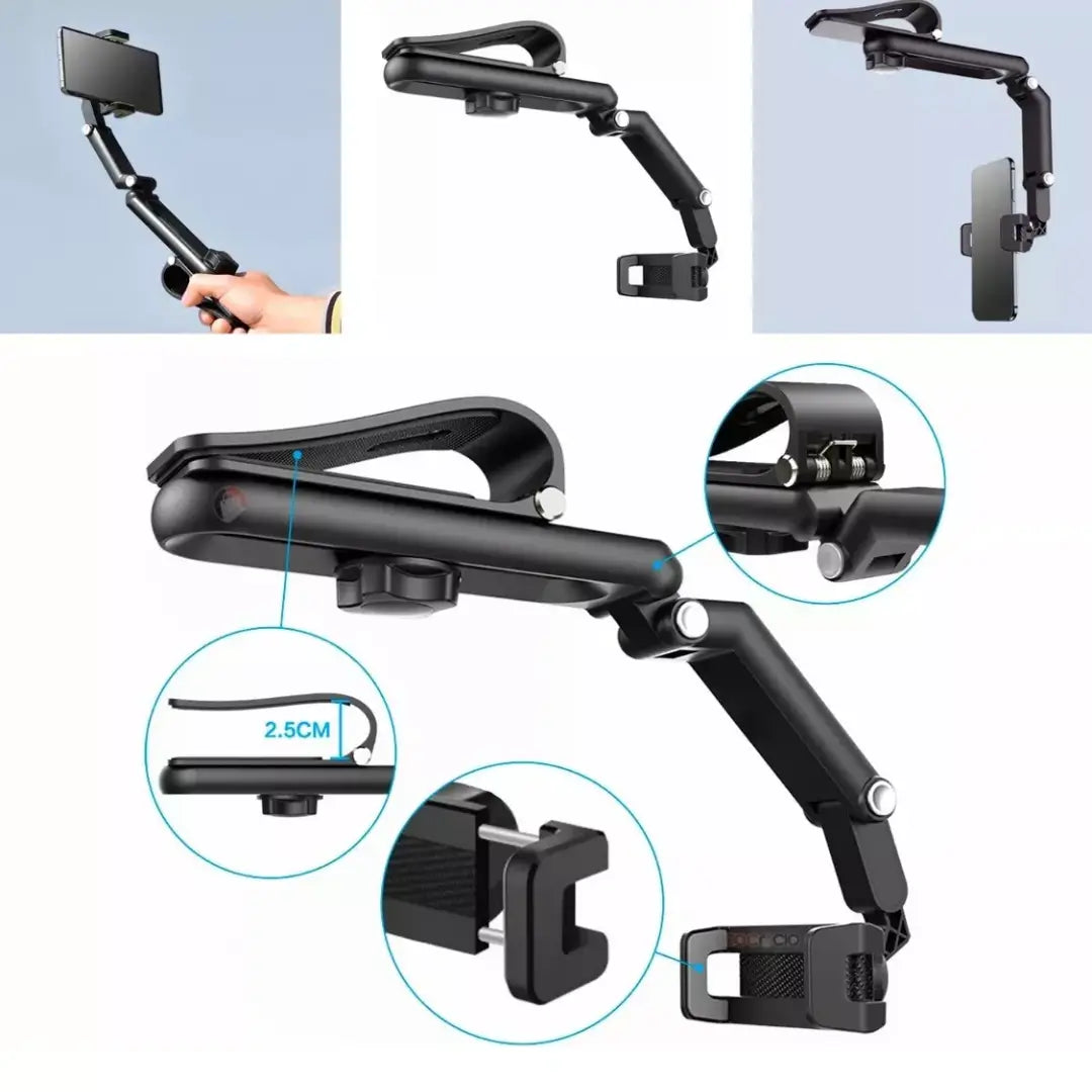 Soporte Universal 360° para Celular ®-Graba contenido y usalo para tu carro