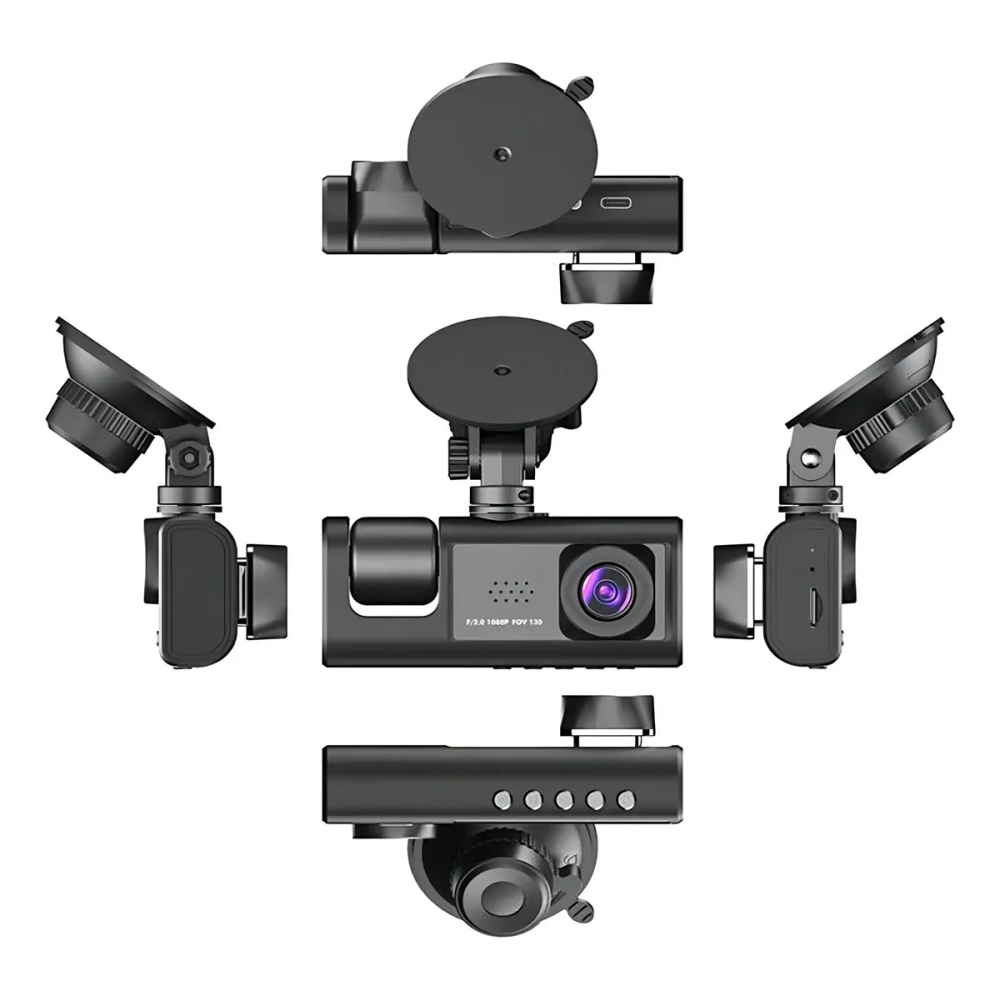 📸DASHCAM ULTRA|TRIPLE CÁMARA|FULL HD 1080P|VISIÓN NOCTURNA🔥🎥