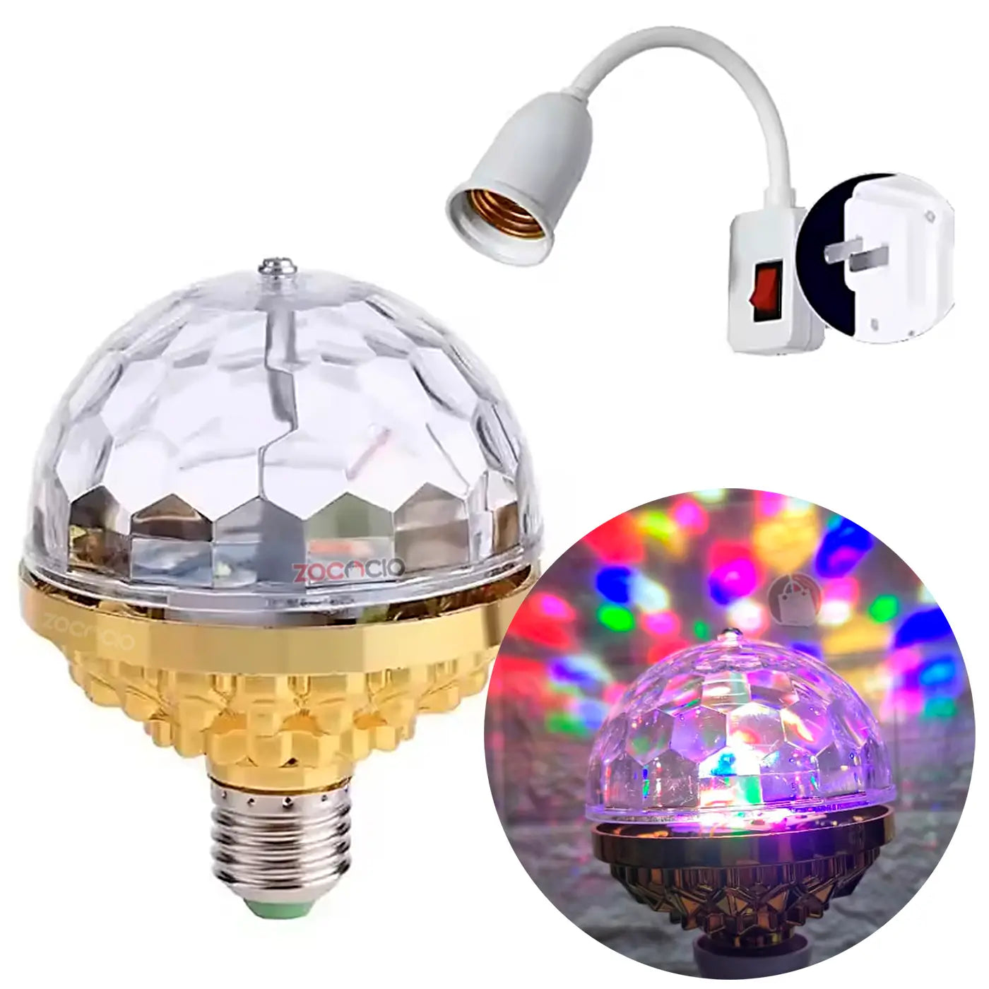 🎁🎄Nueva Bombillo Navideño giratorio luces LED Navidad y fiesta🥳