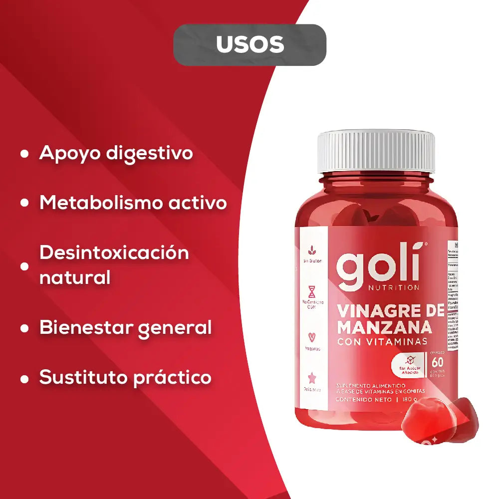 Gomitas de Vinagre de Manzana — Activa tu Digestión y Energía