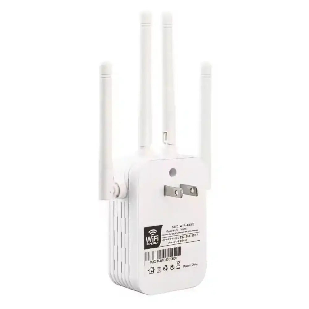 Señal WiFi en TODOS los rincones – 4 antenas de alta potencia para una cobertura imbatible