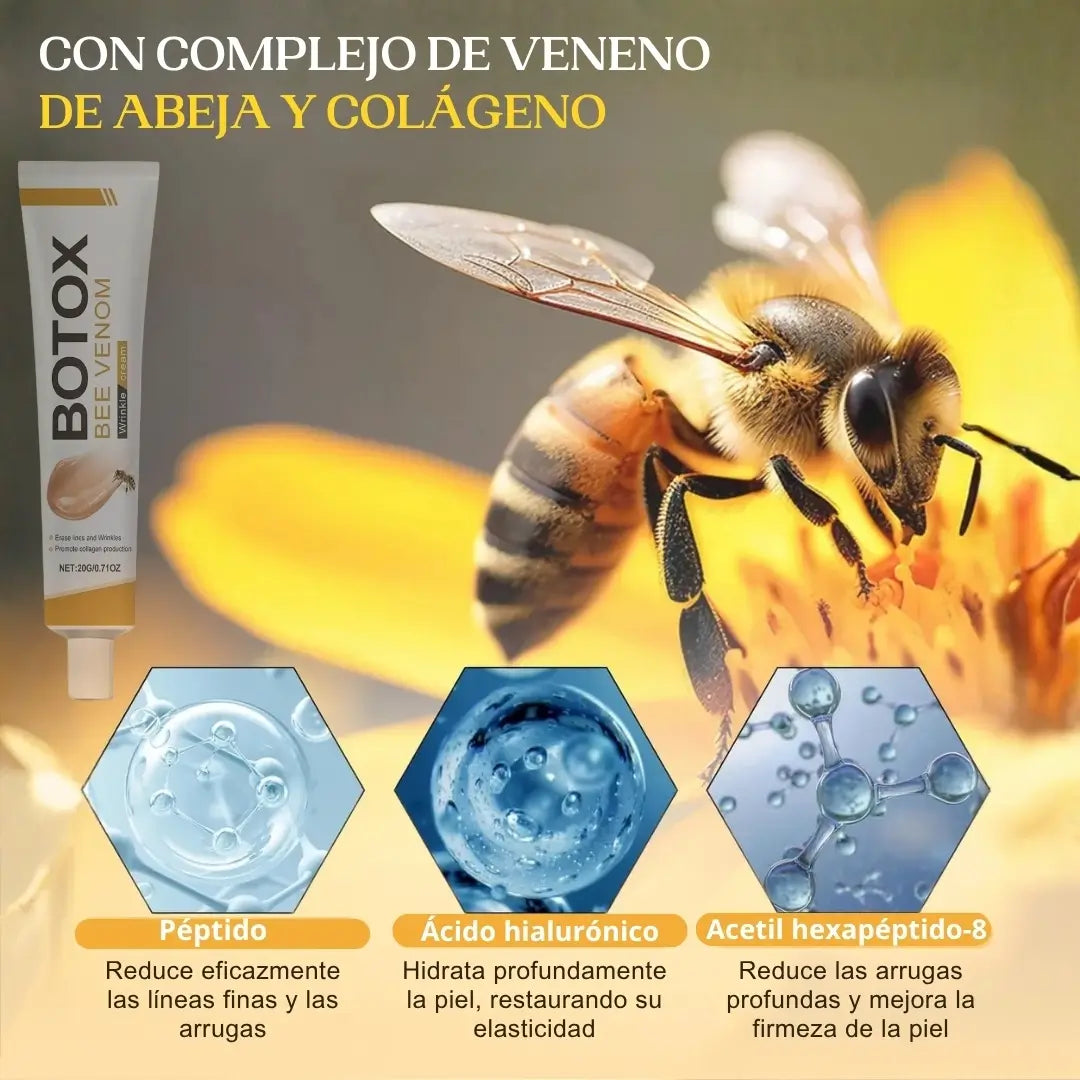 Crema Facial Bee Venom Con Colageno