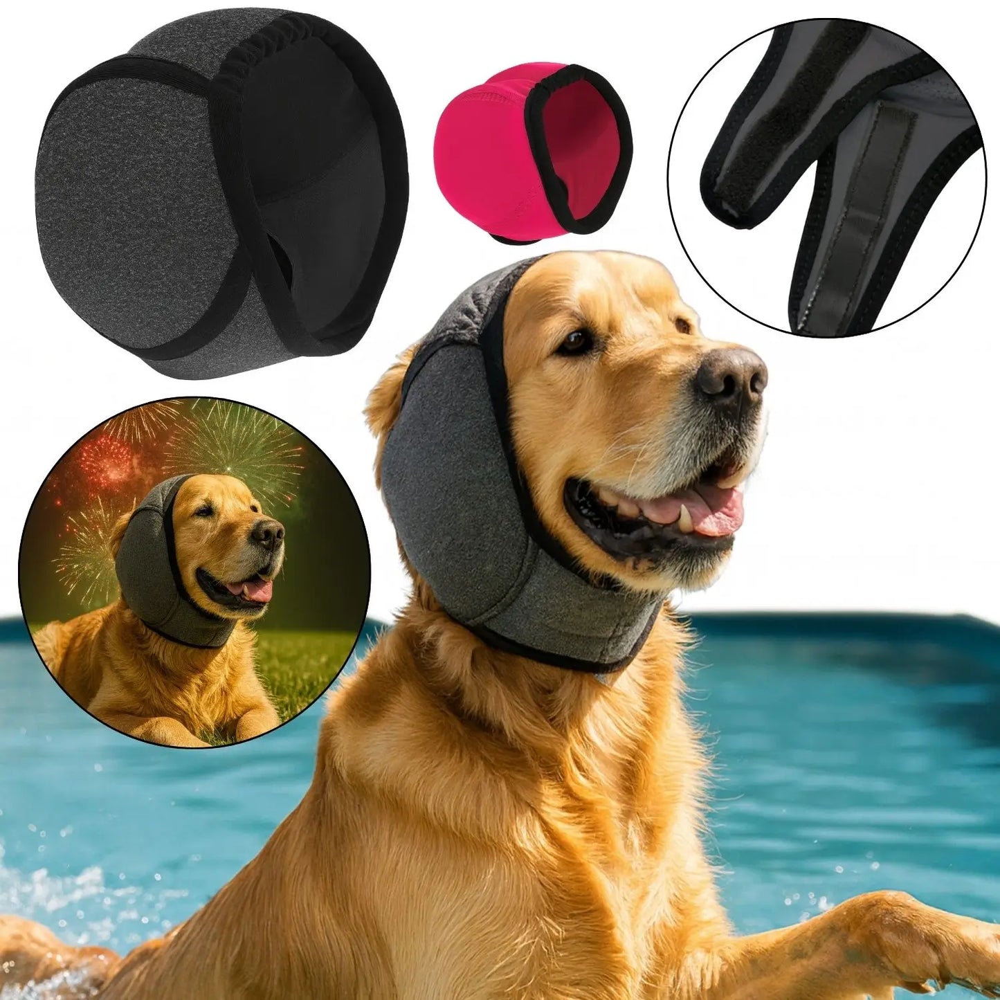 Protector Auditivo para Perros - Calma Ruidos y Ansiedad