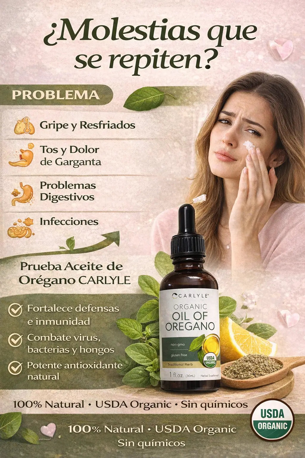 Aceite De Oregano Natural