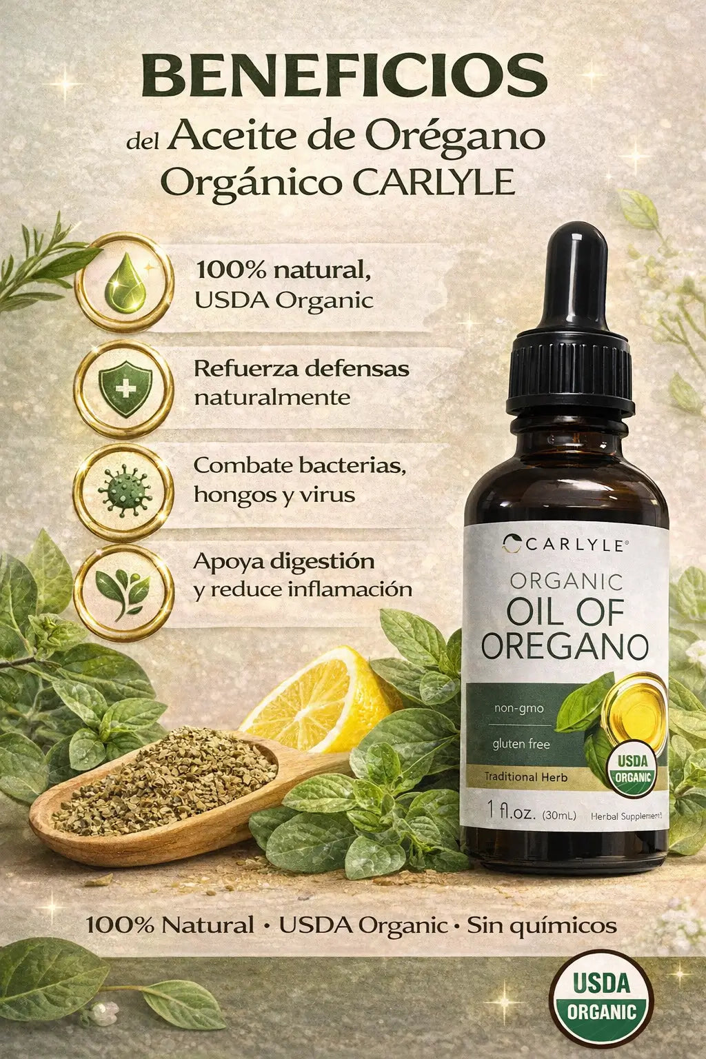 Aceite De Oregano Natural