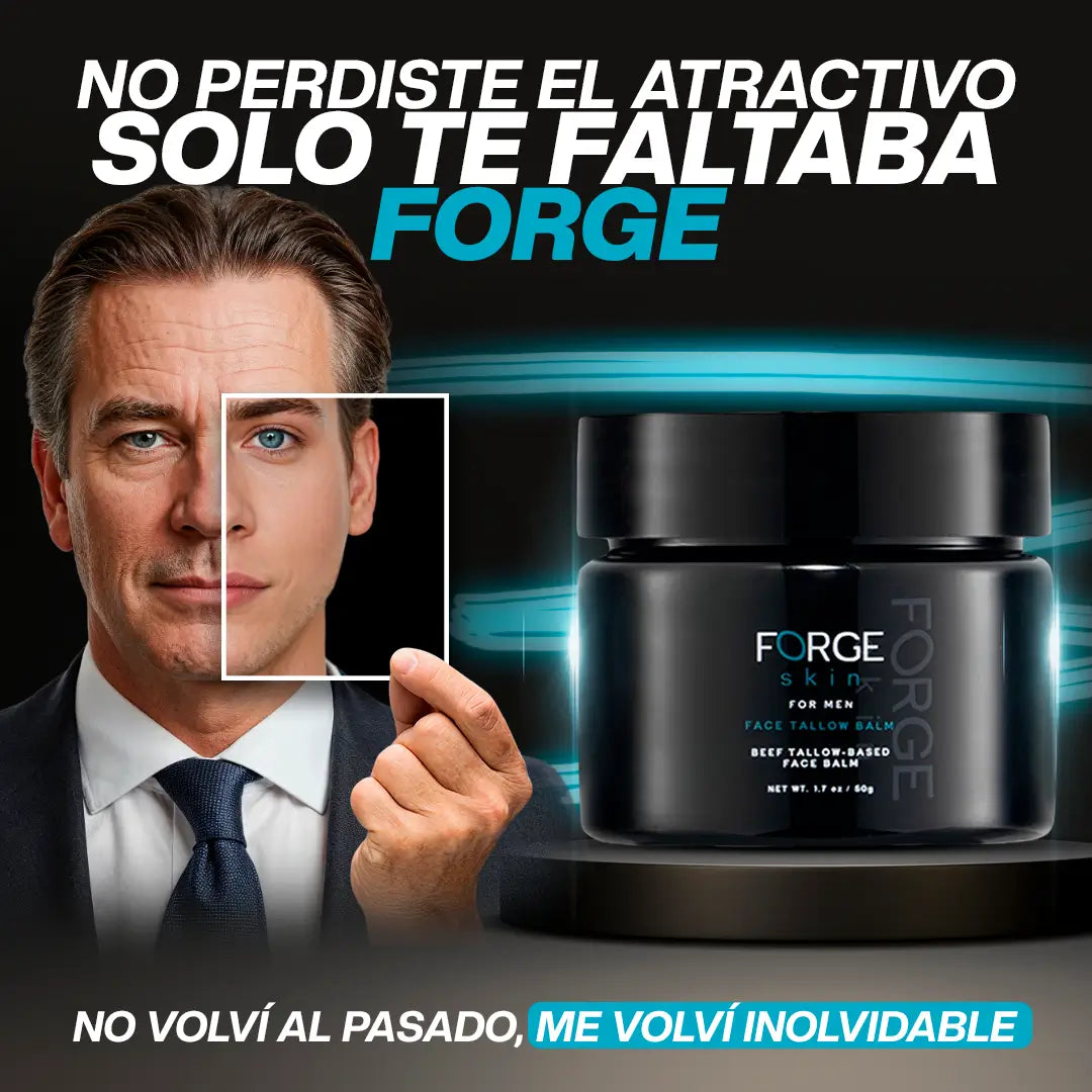 Forge Skin: Proyecta tu mejor versión y elimina el rastro del cansancio en tu rostro.