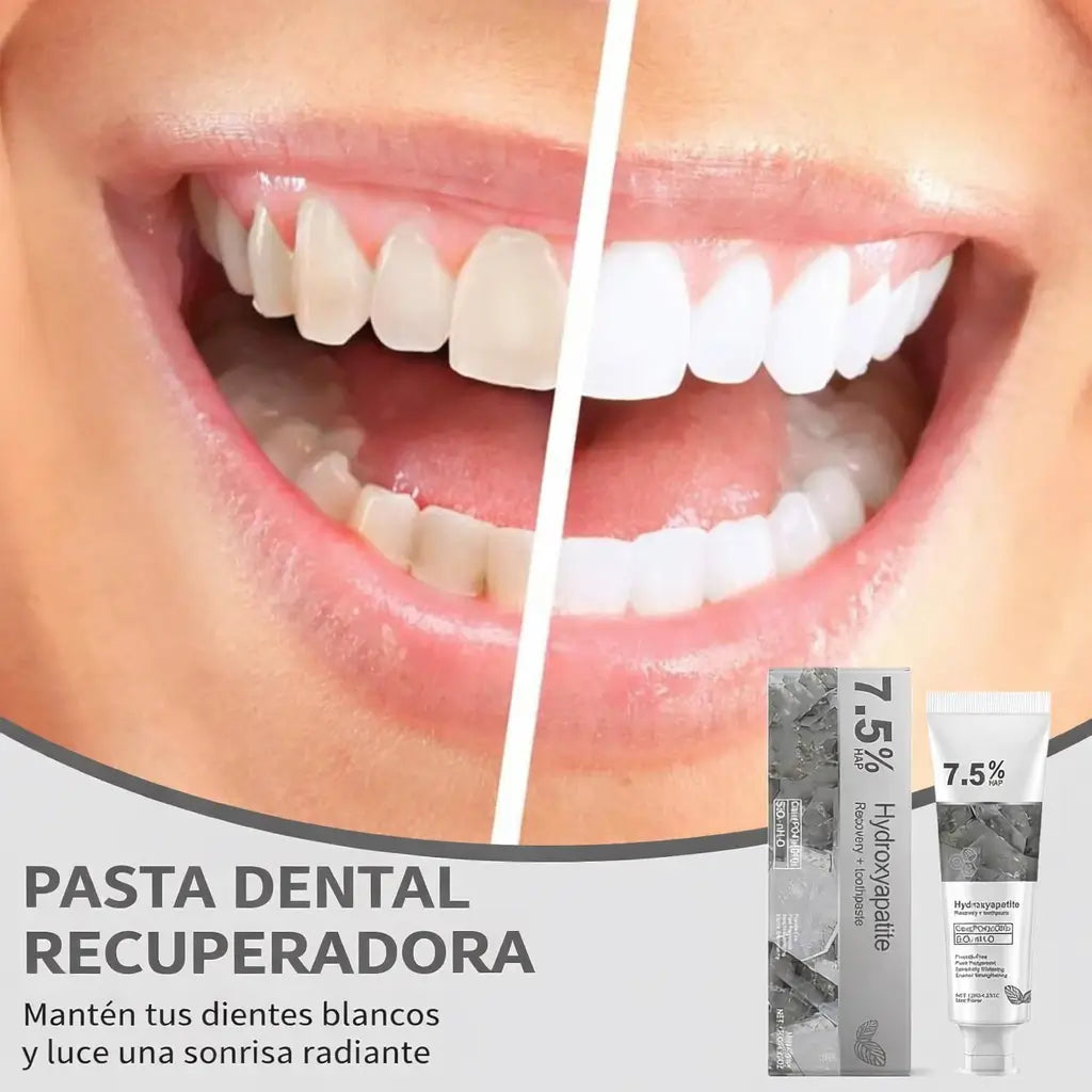 La pasta dental con hidroxiapatita que ayuda a fortalecer, proteger y mejorar la apariencia de tu sonrisa