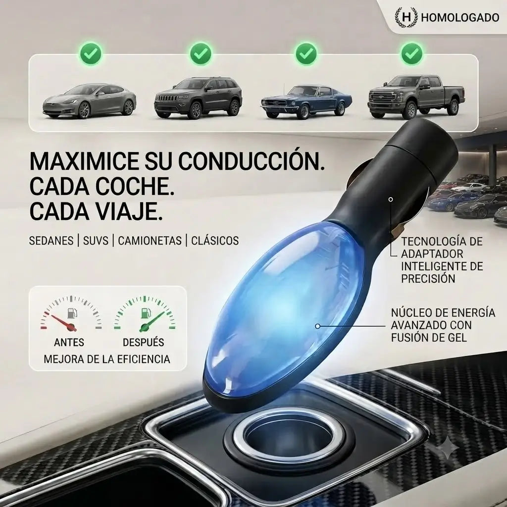 Neosocket Fuel Shark — Optimizador de Gasolina para Carros