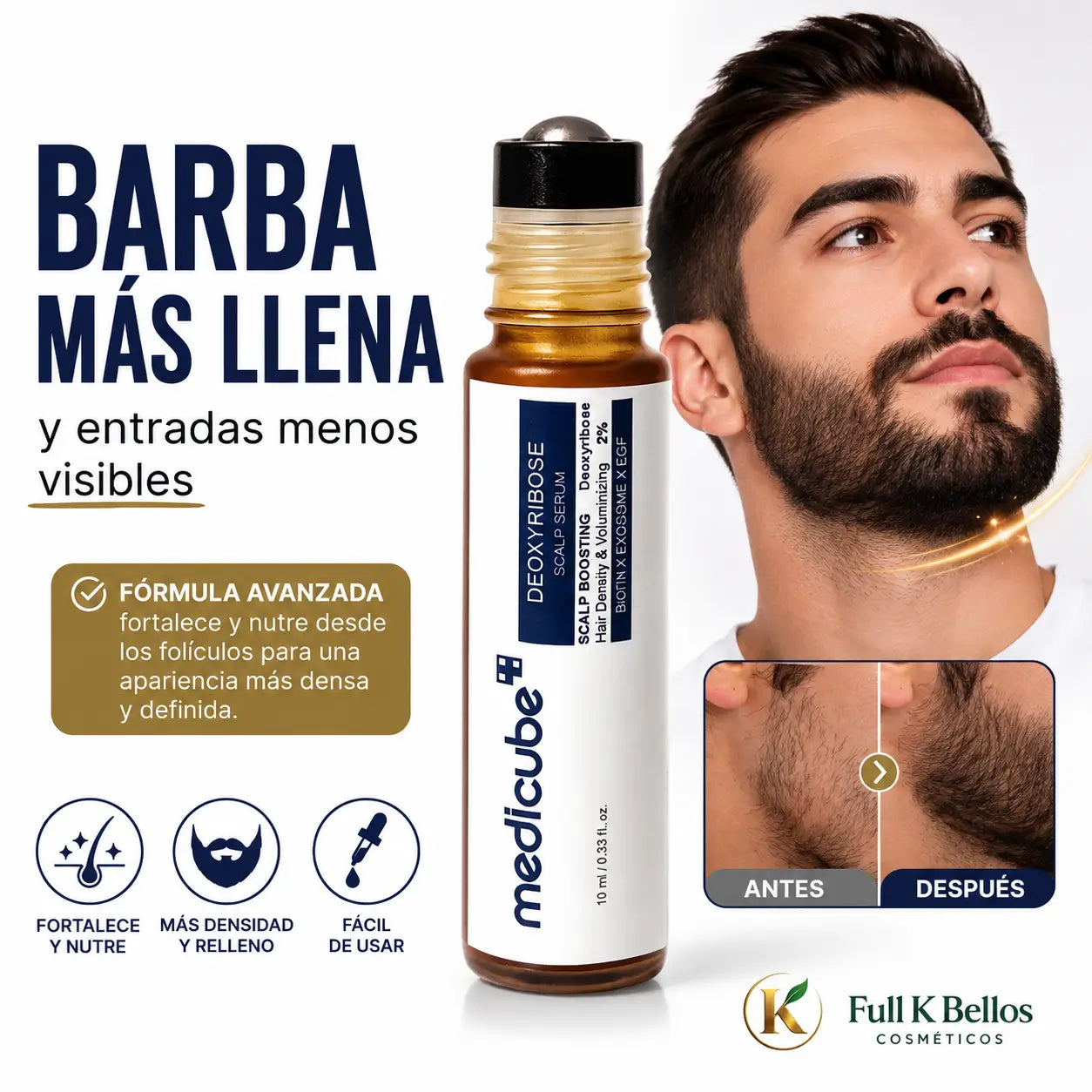 Medicube Suero Capilar con Romero, EGF y Cafeína - 10 ml