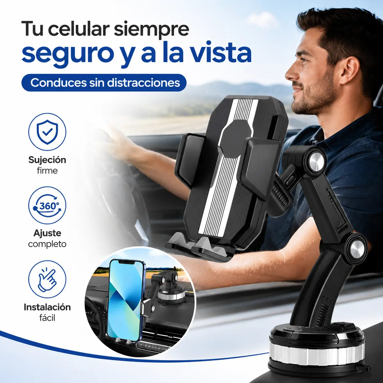 Holder 360° Soporte para Celular en Carro
