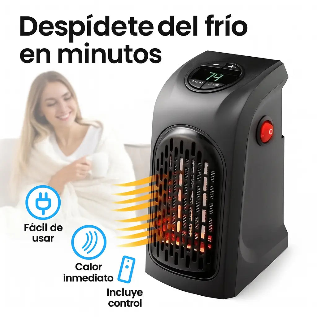 Calentador Calefactor Portátil A Control