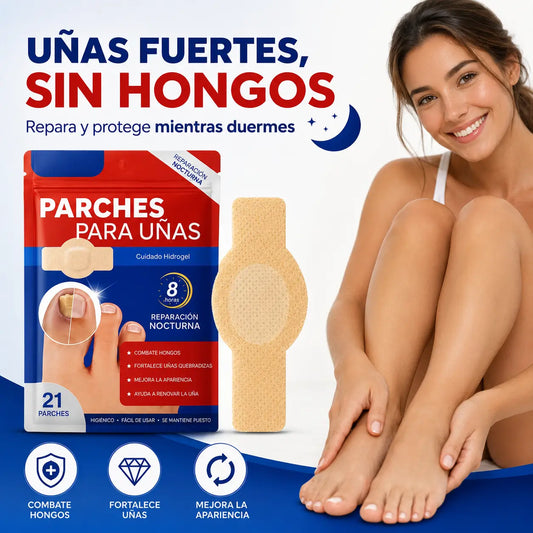 Parches Reparadores Antihongos de Uñas con Hidrogel (21 und)