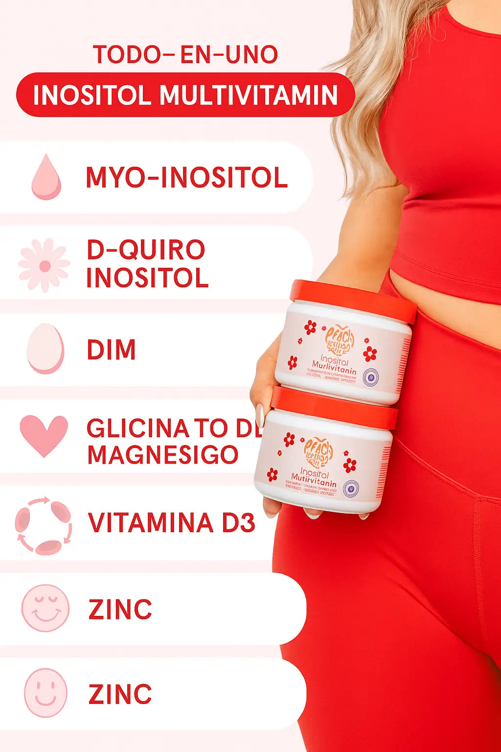 PEACH PERFECT INOSITOL MULTIVITAMIN