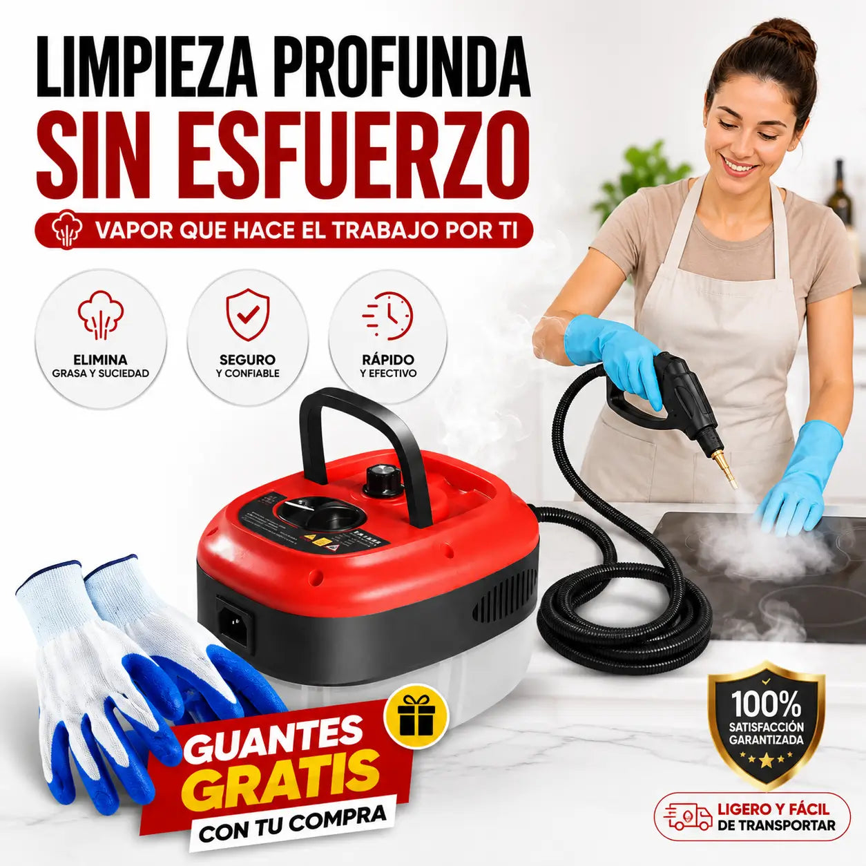 🔥 ¡Transforma Tu Limpieza! Vapor Presurizado Auto & Hogar