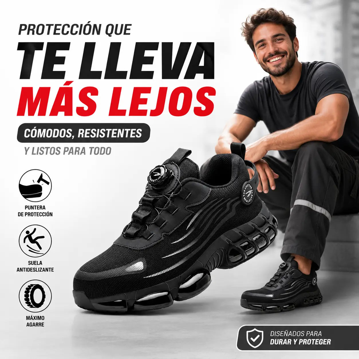 👟 Werkstein S3 Pro – ¡Adiós Cordones, Hola Comodidad Europea!
