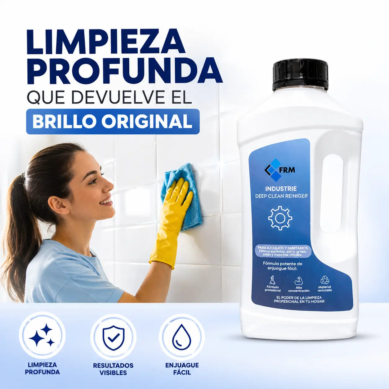 ✨ FRM Deepclean Reiniger – El Poder Industrial Europeo para Tu Casa