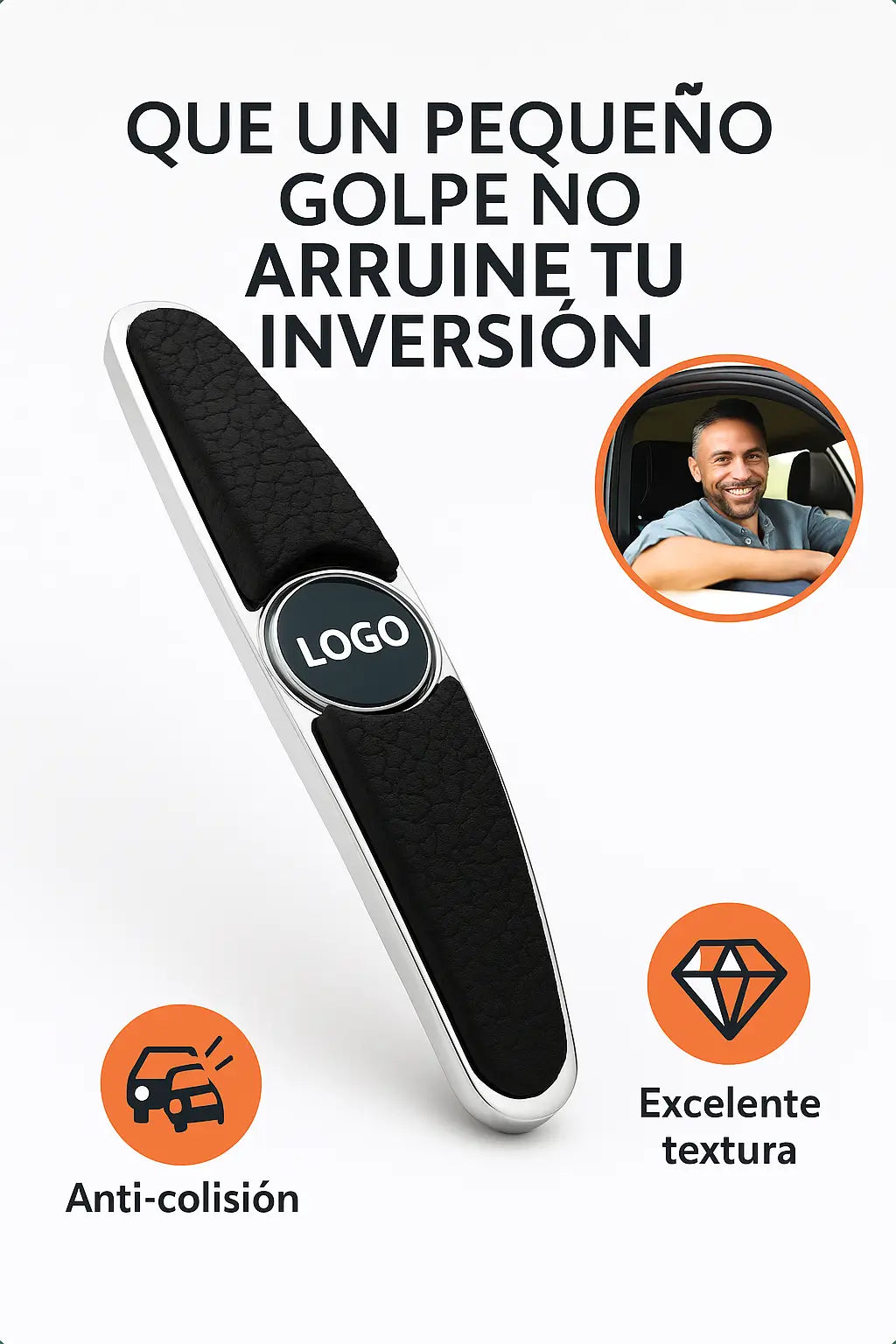 Set de 4 Tiras Antigolpes para Carro SmartEdge