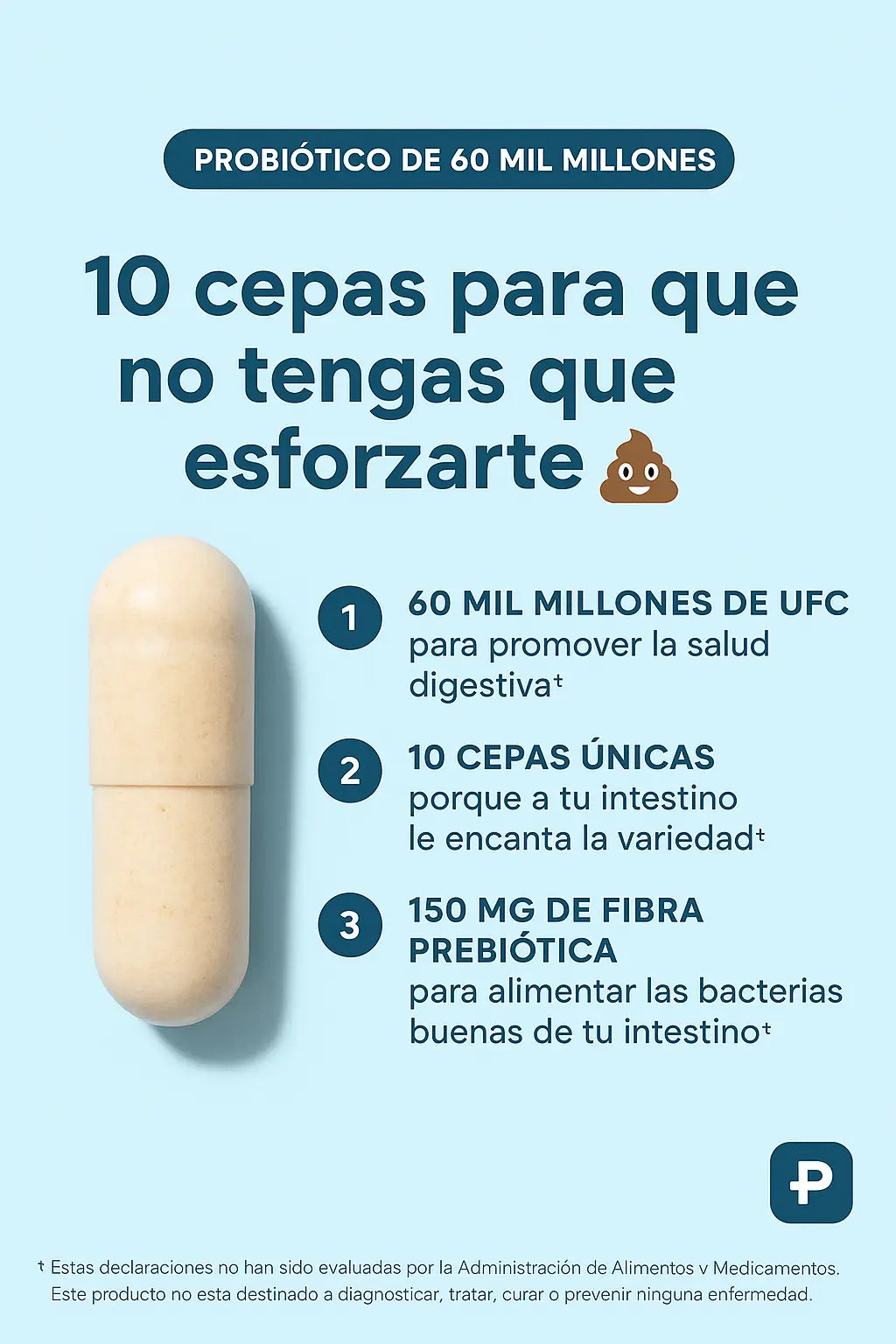 60 Billion Probiotic + Digestuve Enzimes