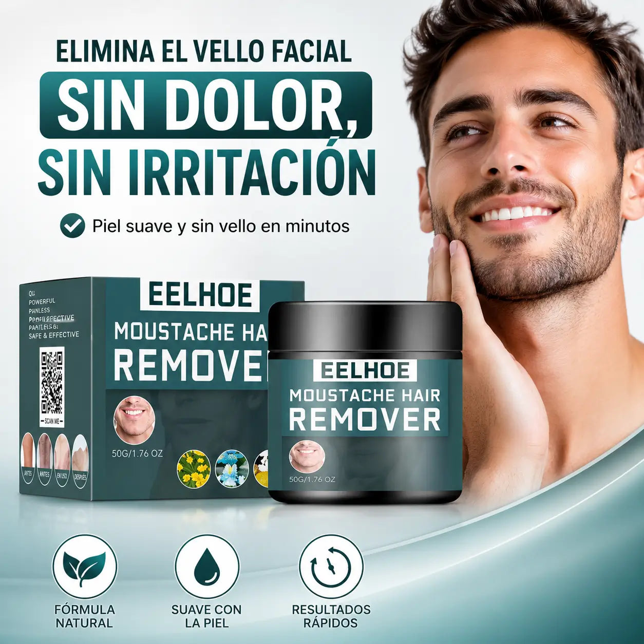 ✨ Crema Depilatoria Indolora – Piel Suave al Instante