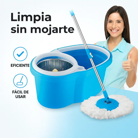 Trapero Giratorio 360° con Mopa Premium – Limpieza rápida, cómoda y sin esfuerzo