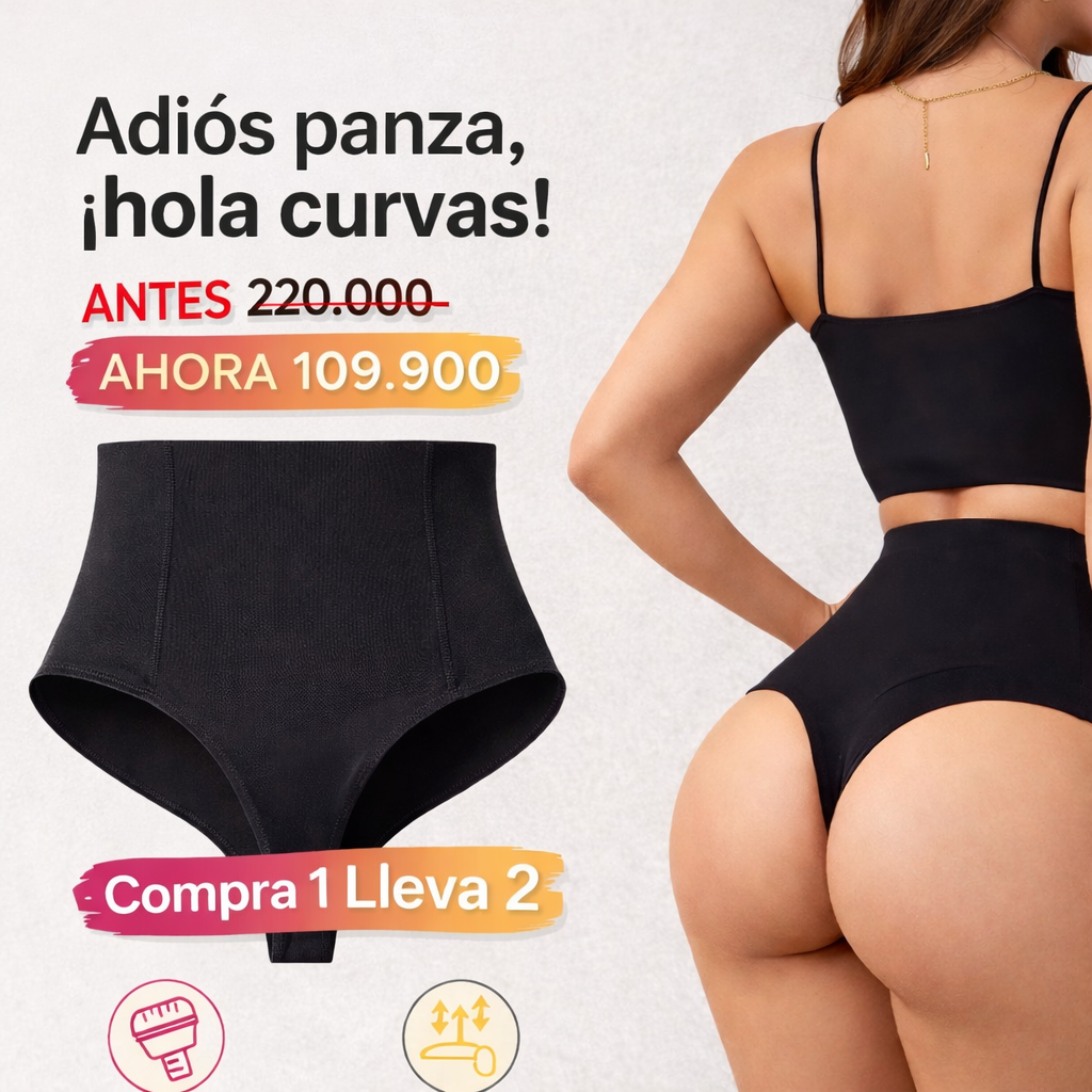 Compra 1 y llévate 1 TOTALMENTE GRATIS 🎁 Tanga de control de abdomen.