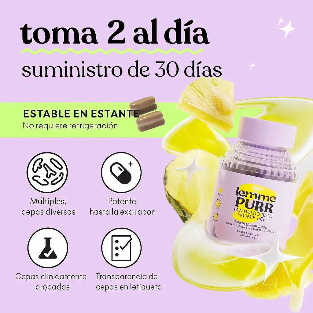 Lemme Purr probióticos 60 Capsulas