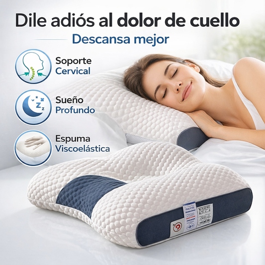 Adiós Rigidez y Dolor — Almohada Ergonómica Que Transforma Tu Sueño