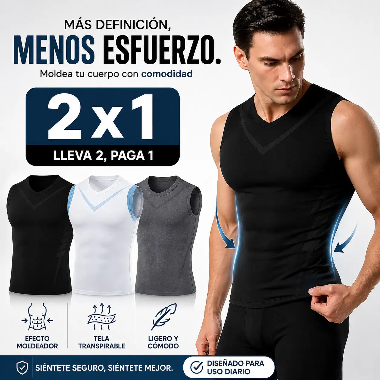Ionfit Pro: Camisilla de Compresión para Hombres 💪✨