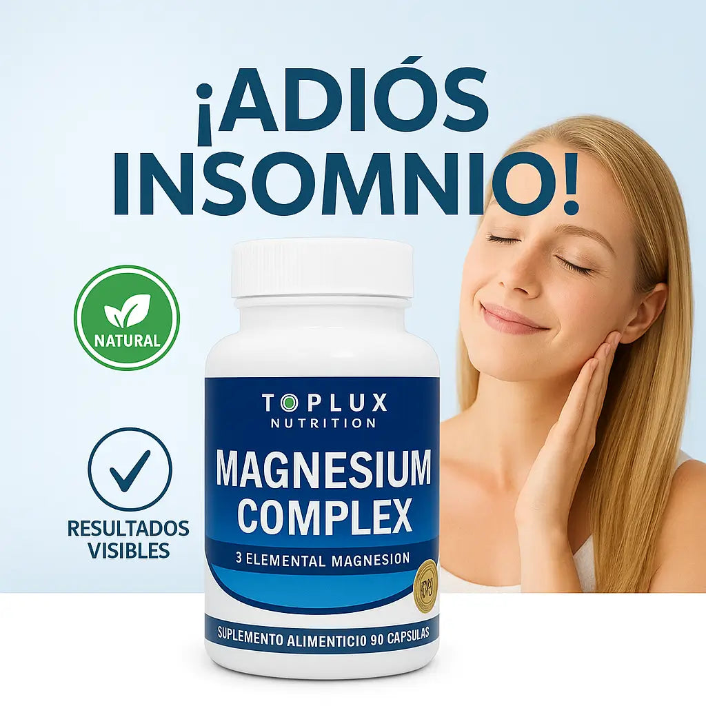 8-en-1 Magnesium Complex: Una cápsula para dormir profundo -(90 Capsulas x frasco)